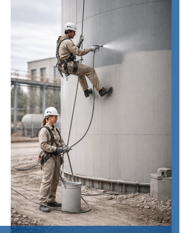 Покраска резервуаров в Верхней Пышме от 1231 р. | ВЫСОТНИК-Врх — заказать