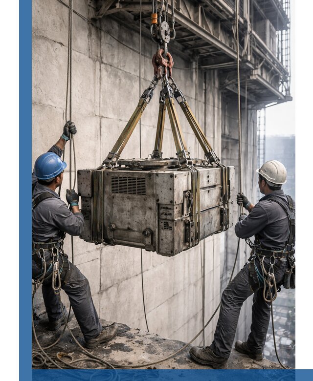 Такелажные работы на высоте, подъем и монтаж грузов в Верхней Пышме