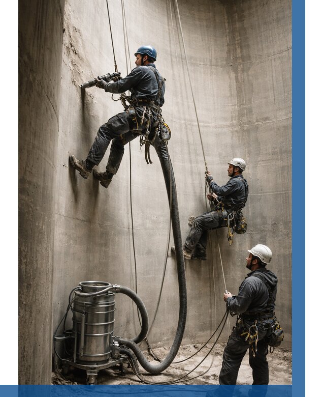 Зачистка силосов в Верхней Пышме от 4617 р. Договор и смета ВЫСОТНИК-Врх