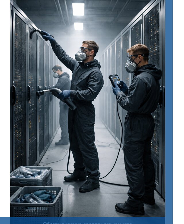 Обеспыливание серверной комнаты в Верхней Пышме от 4617 р. | ВЫСОТНИК-Врх