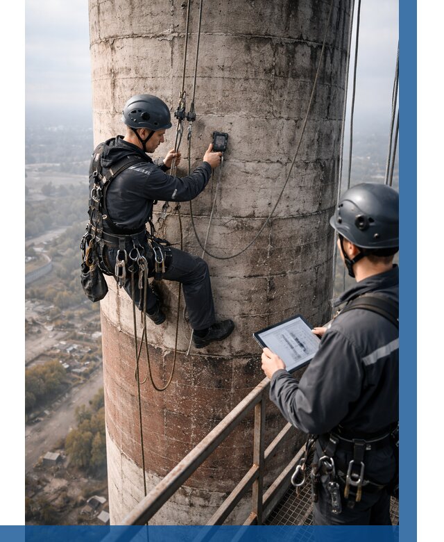 Обследование дымовой трубы в Верхней Пышме от 8208 р. | ВЫСОТНИК-Врх