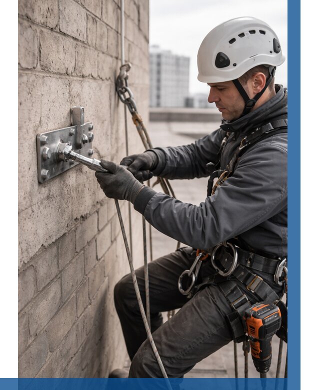 Установка анкерных точек в Верхней Пышме от 3591 р. | ВЫСОТНИК-Врх